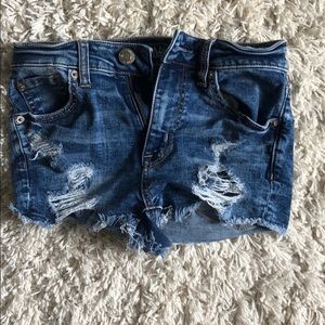American eagle jean shorts